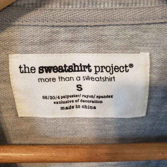NEW with out tags The Sweatshirt Project Gray Long Sleeve Sweater Dress Small - Picture 6 of 8